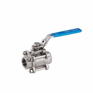 3PC Stainless Steel Ball Valve Screwed Ends
