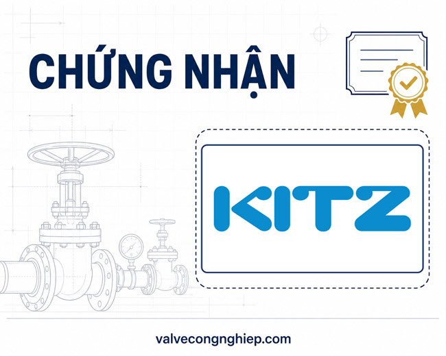 Giấy chứng nhận đại lý van Kitz Nhật Bản 2018-2019
