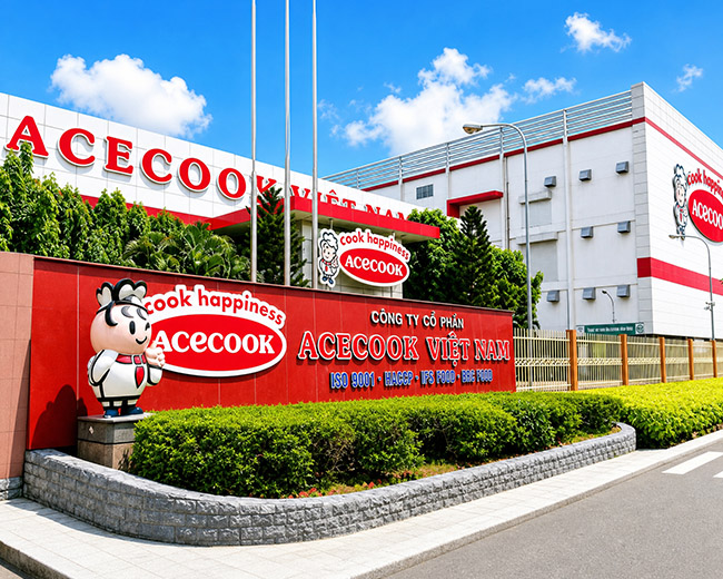 Dự án cung cấp van cho nhà máy thực phẩm ACECOOK Bình Dương