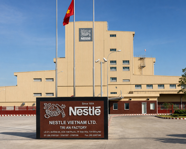 Dự án cung cấp van công nghiệp cho nhà máy Nestle Amata Đồng Nai