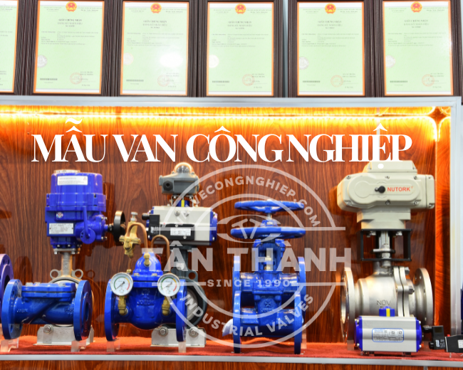 Top 8 mẫu van công nghiệp phổ biến nhất