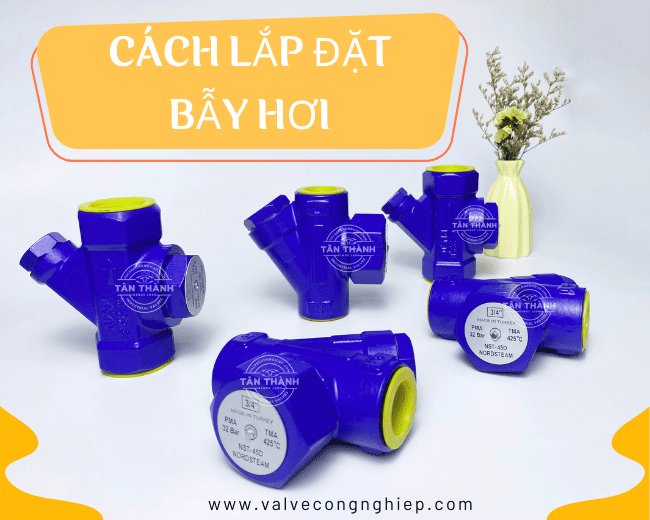 Hướng dẫn cách lắp đặt bẫy hơi đúng cách