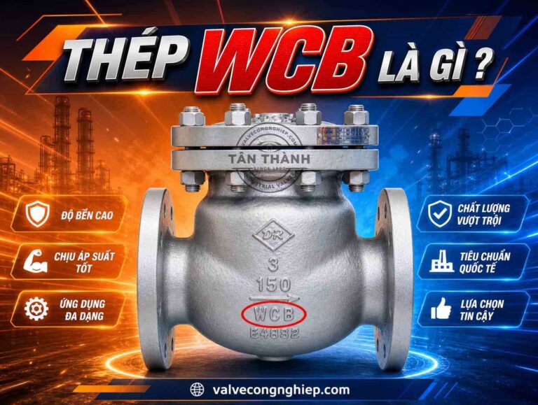 Thép WCB là gì? Ứng dụng của thép đúc WCB trong van công nghiệp