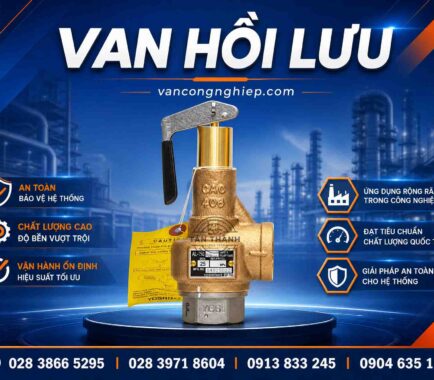 Van hồi lưu là gì? Phân biệt với van một chiều điểm giống và khác