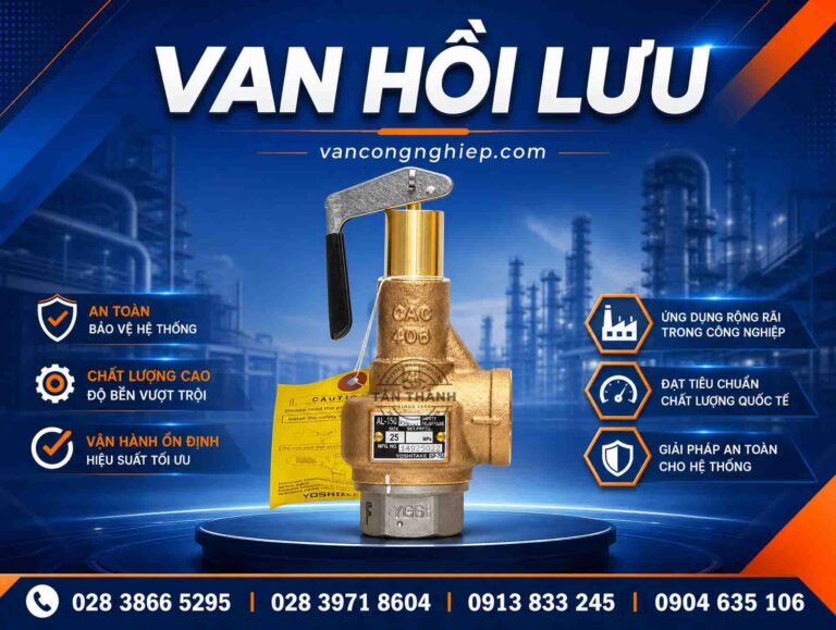 Van hồi lưu là gì? Phân biệt với van một chiều điểm giống và khác