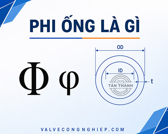 Phi ống là gì? Giải mã kích thước ống phi 21, phi 27, phi 34, phi 60